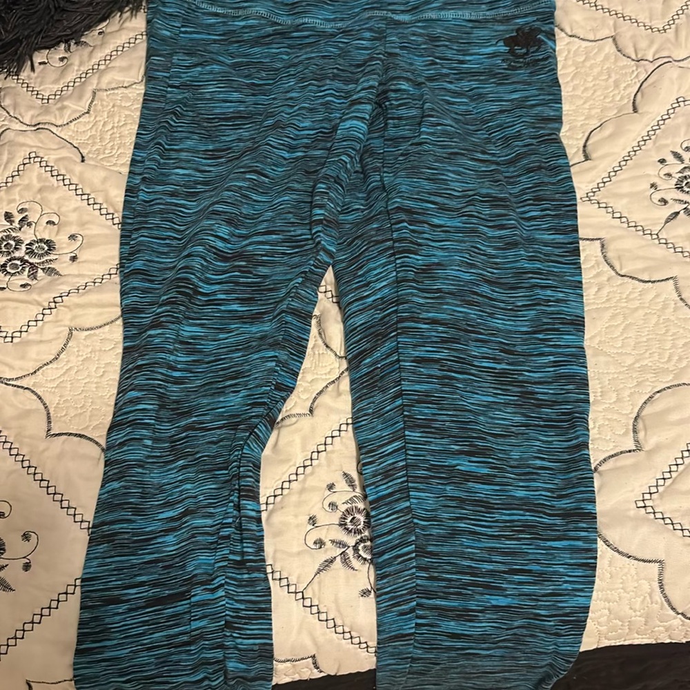 Beverly Hills Polo Club Blue Leggings with Stretchy Fit